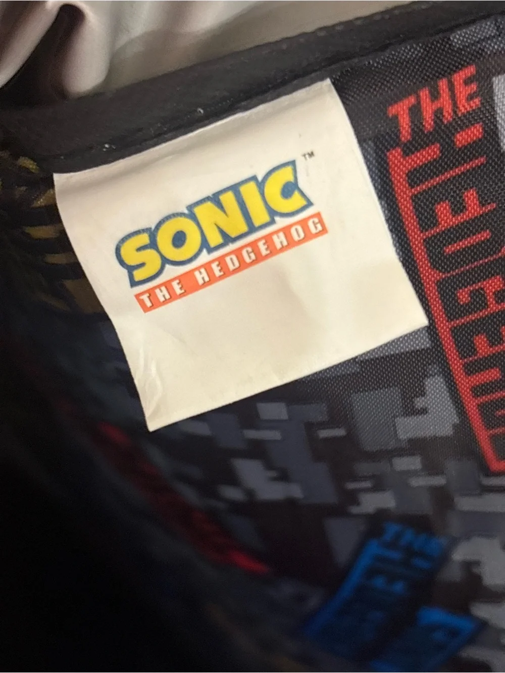 Sega Sonic Blue Kids 3D Backpack Travel Camping School Bag